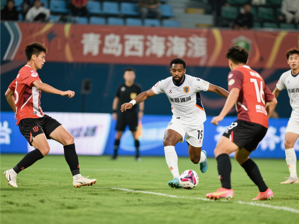 青岛西海岸在比赛中展现出强烈的团队协作意